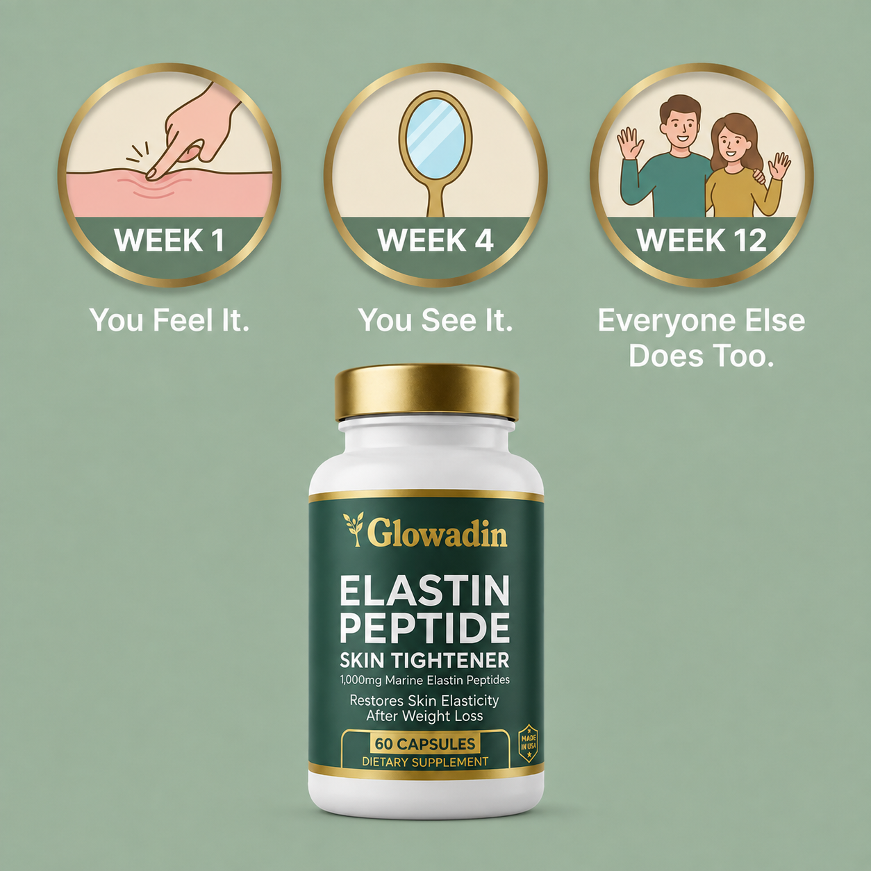 Elastin Peptide Skin Tightening Formula